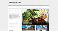 Desktop Screenshot of lindehojkirke.dk